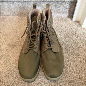 Dr. Martens Green Cordura Combat Boots Size 10 - gently used